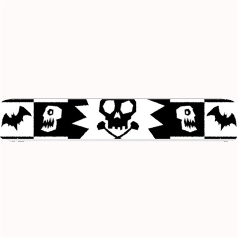 Gothic Punk Skull Small Bar Mat from ArtsNow.com 24 x4  Bar Mat