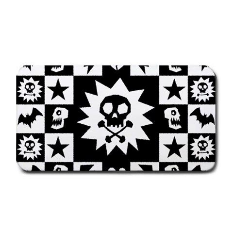 Gothic Punk Skull Medium Bar Mat from ArtsNow.com 16 x8.5  Bar Mat