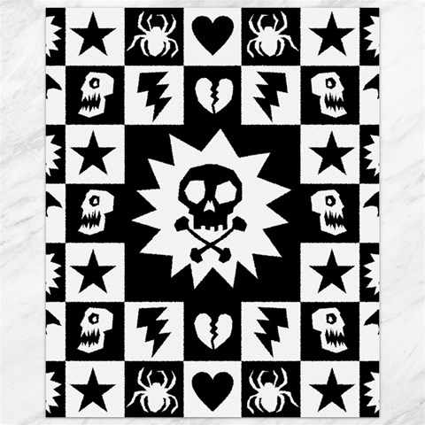 Gothic Punk Skull Canvas 11  x 14  from ArtsNow.com 10.95 x13.48  Canvas - 1