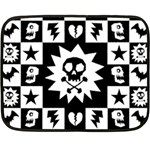 Gothic Punk Skull Fleece Blanket (Mini)