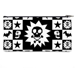 Gothic Punk Skull Pencil Case from ArtsNow.com Back