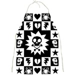 Gothic Punk Skull Full Print Apron