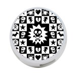 Gothic Punk Skull 4-Port USB Hub (Two Sides)
