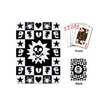 Gothic Punk Skull Playing Cards Single Design (Mini)