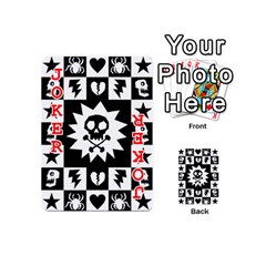 Gothic Punk Skull Playing Cards 54 Designs (Mini) from ArtsNow.com Front - Joker2