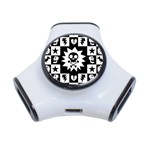 Gothic Punk Skull 3-Port USB Hub
