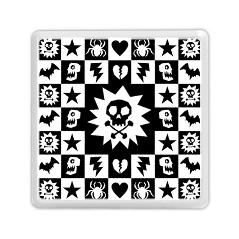 Gothic Punk Skull Memory Card Reader (Square) from ArtsNow.com Front