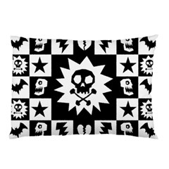 Gothic Punk Skull Pillow Case (Two Sides) from ArtsNow.com Front