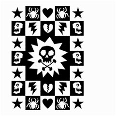 Gothic Punk Skull Small Garden Flag (Two Sides) from ArtsNow.com Back