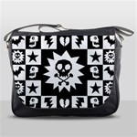 Gothic Punk Skull Messenger Bag