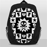 Gothic Punk Skull Backpack Bag