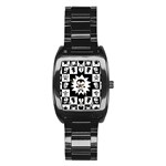 Gothic Punk Skull Stainless Steel Barrel Watch