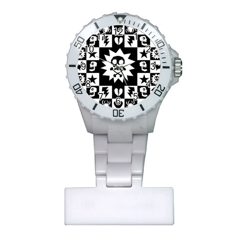 Gothic Punk Skull Plastic Nurses Watch from ArtsNow.com Front
