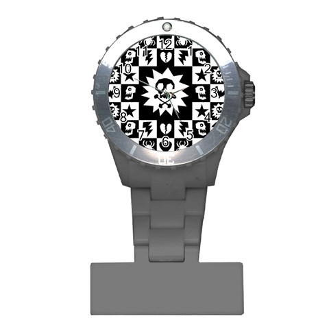 Gothic Punk Skull Plastic Nurses Watch from ArtsNow.com Front