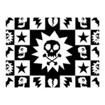 Gothic Punk Skull Double Sided Flano Blanket (Mini)