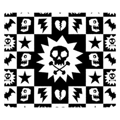 Gothic Punk Skull Double Sided Flano Blanket (Small) from ArtsNow.com 50 x40  Blanket Back