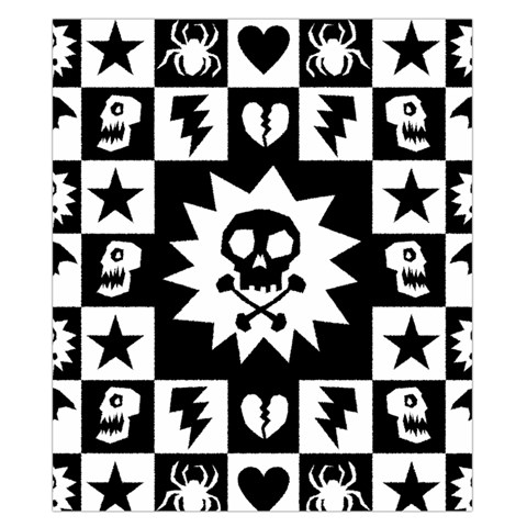 Gothic Punk Skull Duvet Cover (California King Size) from ArtsNow.com Duvet Quilt
