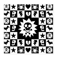 Gothic Punk Skull Duvet Cover Double Side (Queen Size) from ArtsNow.com Back