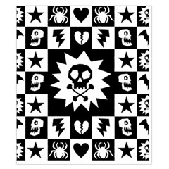 Gothic Punk Skull Duvet Cover Double Side (California King Size) from ArtsNow.com Front