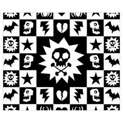 Gothic Punk Skull Medium Tote Bag from ArtsNow.com Front