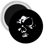 Gothic Skull 3  Magnet