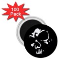 Gothic Skull 1.75  Magnet (100 pack) 