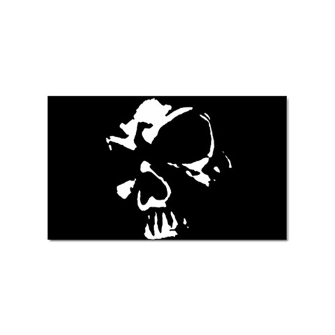 Gothic Skull Sticker Rectangular (10 pack) from ArtsNow.com Front