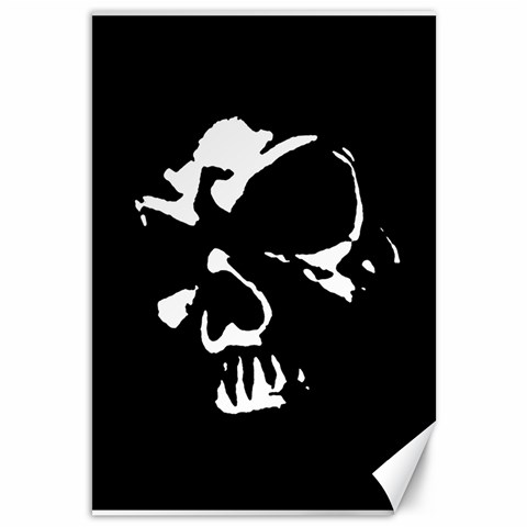 Gothic Skull Canvas 12  x 18  from ArtsNow.com 11.88 x17.36  Canvas - 1