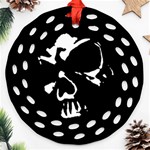 Gothic Skull Ornament (Round Filigree)