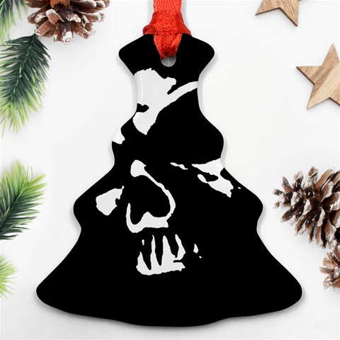 Gothic Skull Ornament (Christmas Tree)  from ArtsNow.com Front