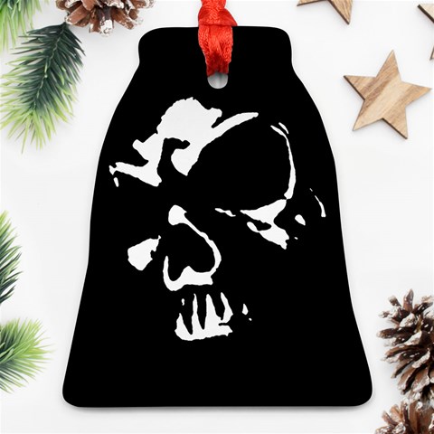 Gothic Skull Ornament (Bell) from ArtsNow.com Front