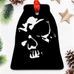 Gothic Skull Bell Ornament (Two Sides)
