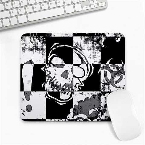 Grunge Skull Large Mousepad from ArtsNow.com Front