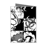 Grunge Skull Mini Greeting Cards (Pkg of 8)