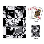 Grunge Skull Playing Cards Single Design (Rectangle)