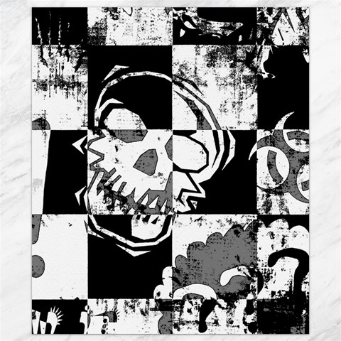 Grunge Skull Canvas 8  x 10  from ArtsNow.com 8.15 x9.66  Canvas - 1