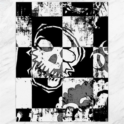 Grunge Skull Canvas 12  x 16  from ArtsNow.com 11.86 x15.41  Canvas - 1