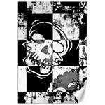 Grunge Skull Canvas 20  x 30 