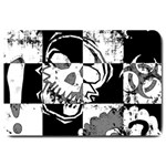 Grunge Skull Large Doormat