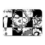 Grunge Skull Plate Mat