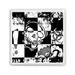 Grunge Skull Memory Card Reader (Square)