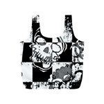 Grunge Skull Full Print Recycle Bag (S)