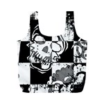 Grunge Skull Full Print Recycle Bag (M)