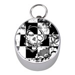 Grunge Skull Silver Compass (Mini)