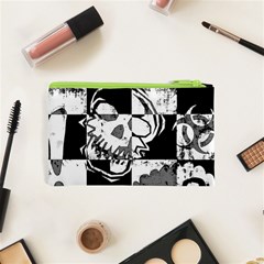 Grunge Skull Cosmetic Bag (XS) from ArtsNow.com Back