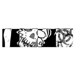 Grunge Skull Satin Scarf (Oblong)