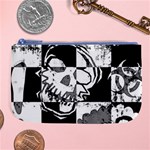 Grunge Skull Large Coin Purse