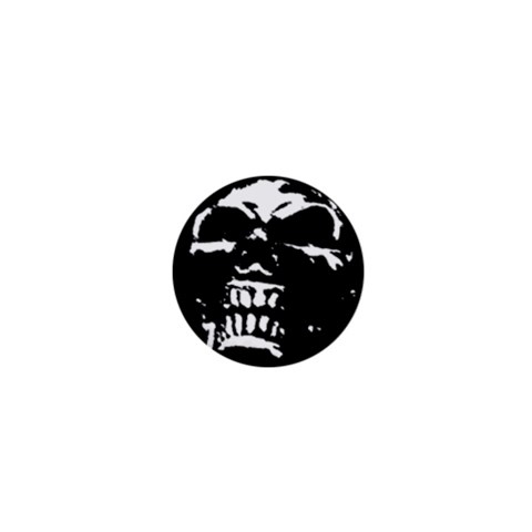Morbid Skull 1  Mini Button from ArtsNow.com Front
