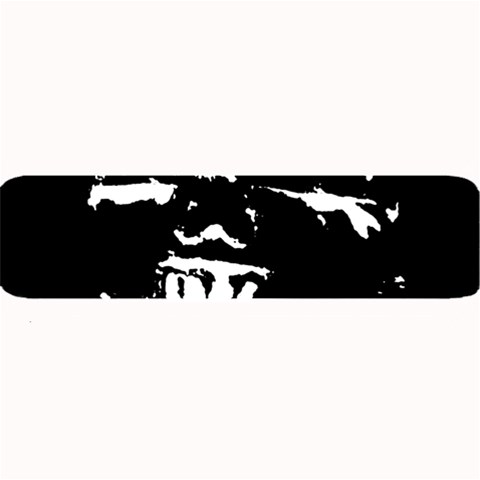 Morbid Skull Large Bar Mat from ArtsNow.com 32 x8.5  Bar Mat
