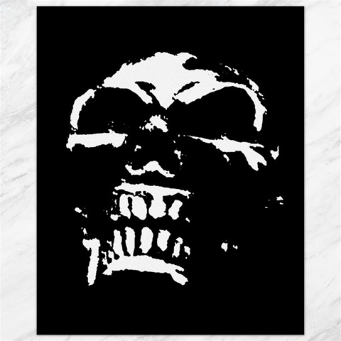 Morbid Skull Canvas 11  x 14  from ArtsNow.com 10.95 x13.48  Canvas - 1